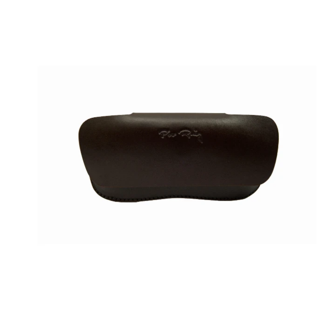 Leather Sunglasses Case - Brown Color Perseus Model